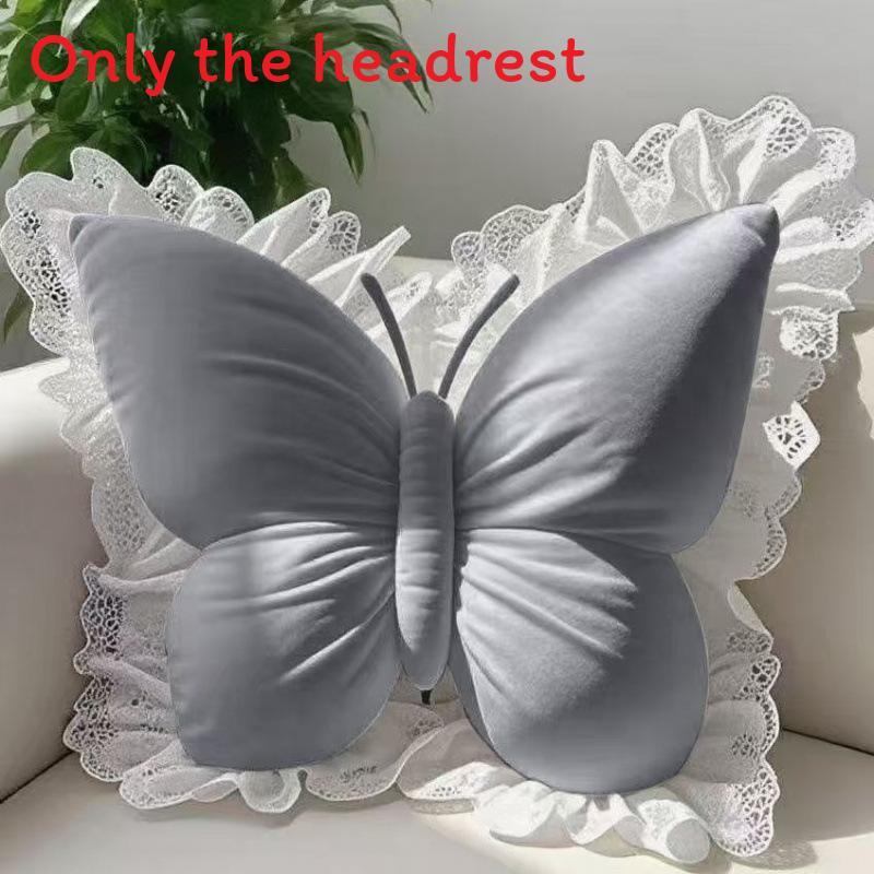 Princess Butterfly Living Room Pillow With Cotton Cover For Home And Car Use