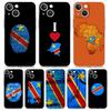Congo Flag Luxury Transparent Phone Case For iPhone 15 14 13 12 Mini 11 Pro Max XS X XR SE 7 8 Plus Silicone Clear Cover