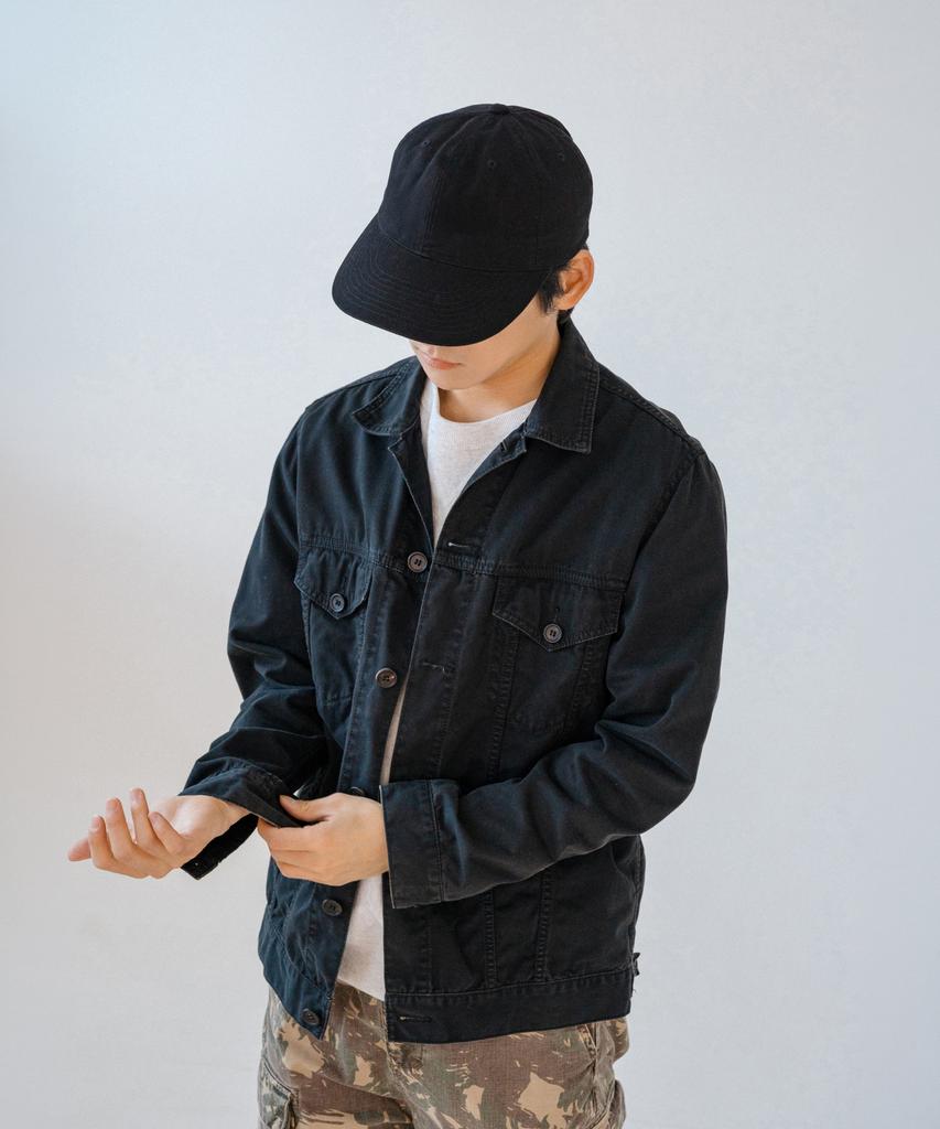 Siteulo Basic Cotton Twill Charlie Cap Black