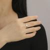 Skyrim Cute Cat Open Ring Stainless Steel Kitten Enthusiast Pet Animal Adjustable Ring Women's Minimalist Ring Lover Gift