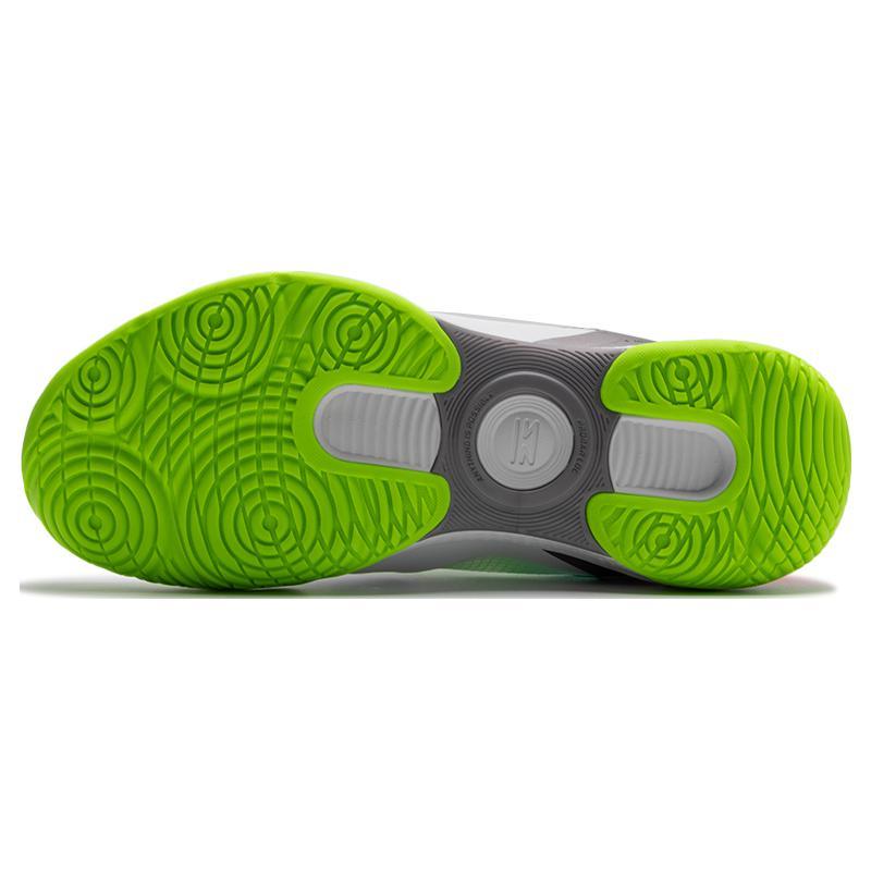 Li Ning Gladiator Cushioning, Wear Resistant Low top Badminton Shoes Unisex Fluorescent Flame Red AYZT011-2