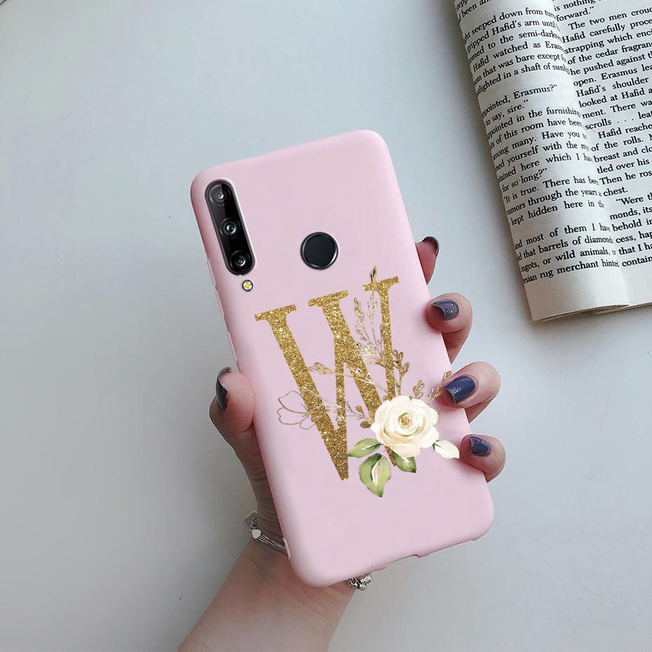 For Huawei Y7P Y6P Case Cute Letters Soft Silicone Back Cover For Huawei Y8P Y7P Y6P Y5P Phone Cases Y 6P Y 7P 8P Y 5P 2020 Case