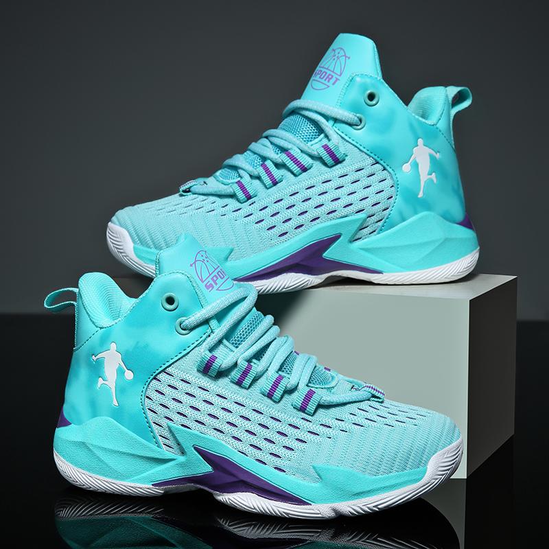 Pantofi de baschet pentru copii vară material plasă respirabil sport sport antiderapanți absorbție șoc antrenament luptă reală sneaker