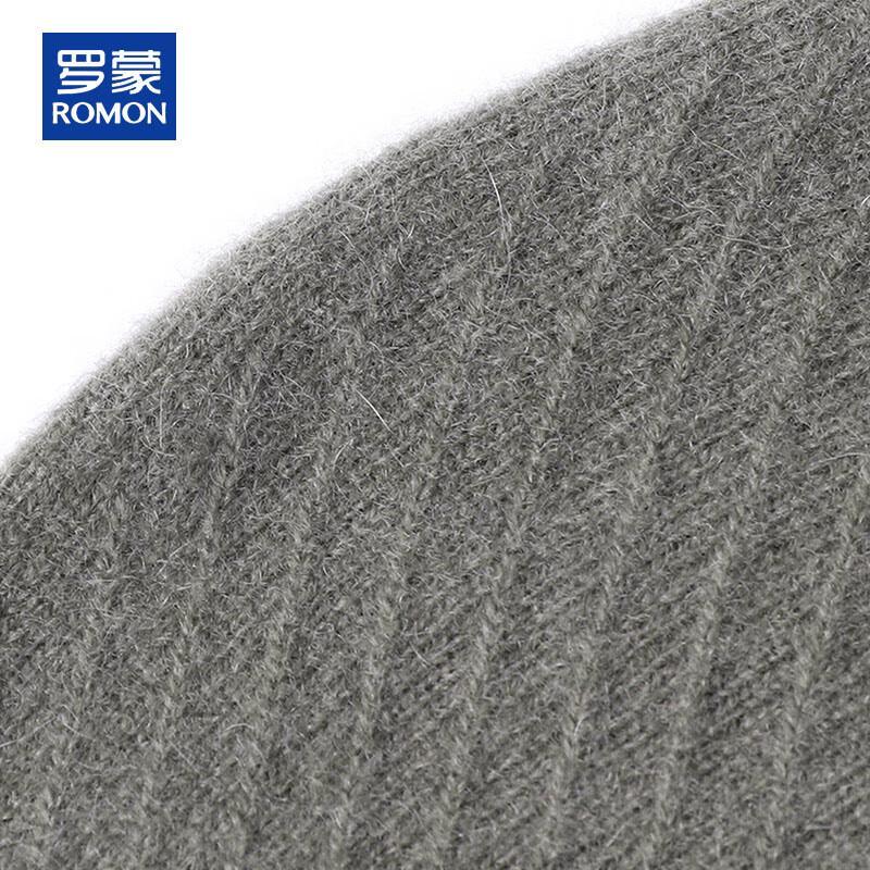 Romon Men's 100% Pure Cashmere Half-Zip Sweater