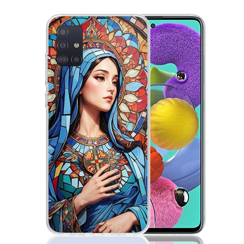 Virgin De Guadalupe Virgen Mary Phone Case For Samsung Galaxy A52 A32 A22 A12 A02S A50S A30S A51 A31 AA71 Note 20 Ultra 10 S10 P