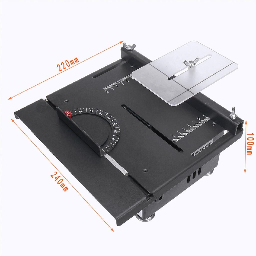 Table Saw Handmade Woodworking Bench Saw Multifunction Cutter DIY Crafts Cutting Tool Machine + Circular Saw Blade 100W