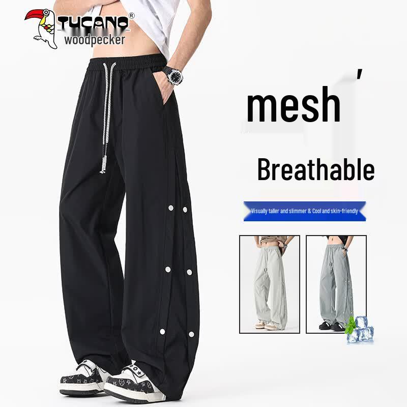 TUCANO Men s Summer Quick-Dry Mesh Casual Pants M