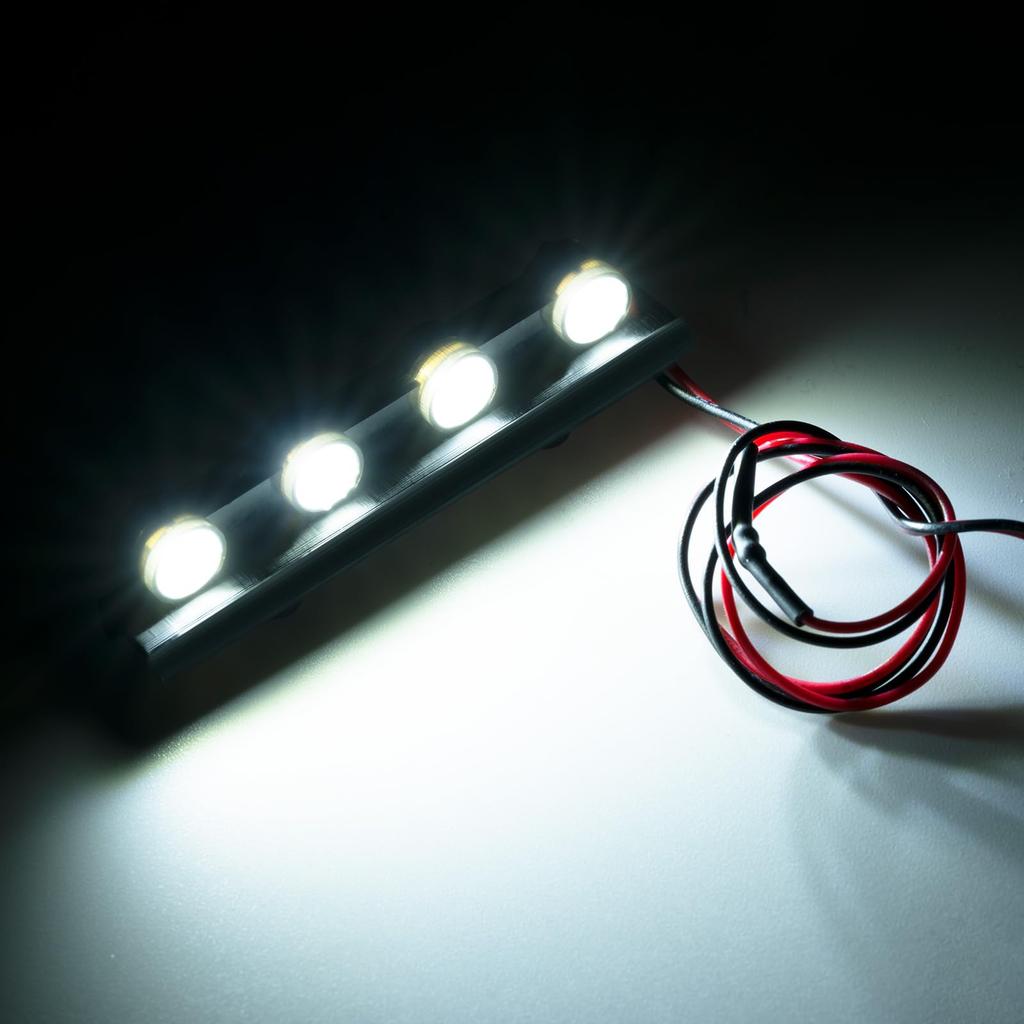 TRZX 4LED Roof Light Bar Kit for 1/18 Traxxas TRX4-M K10 F150 RC Crawler Car
