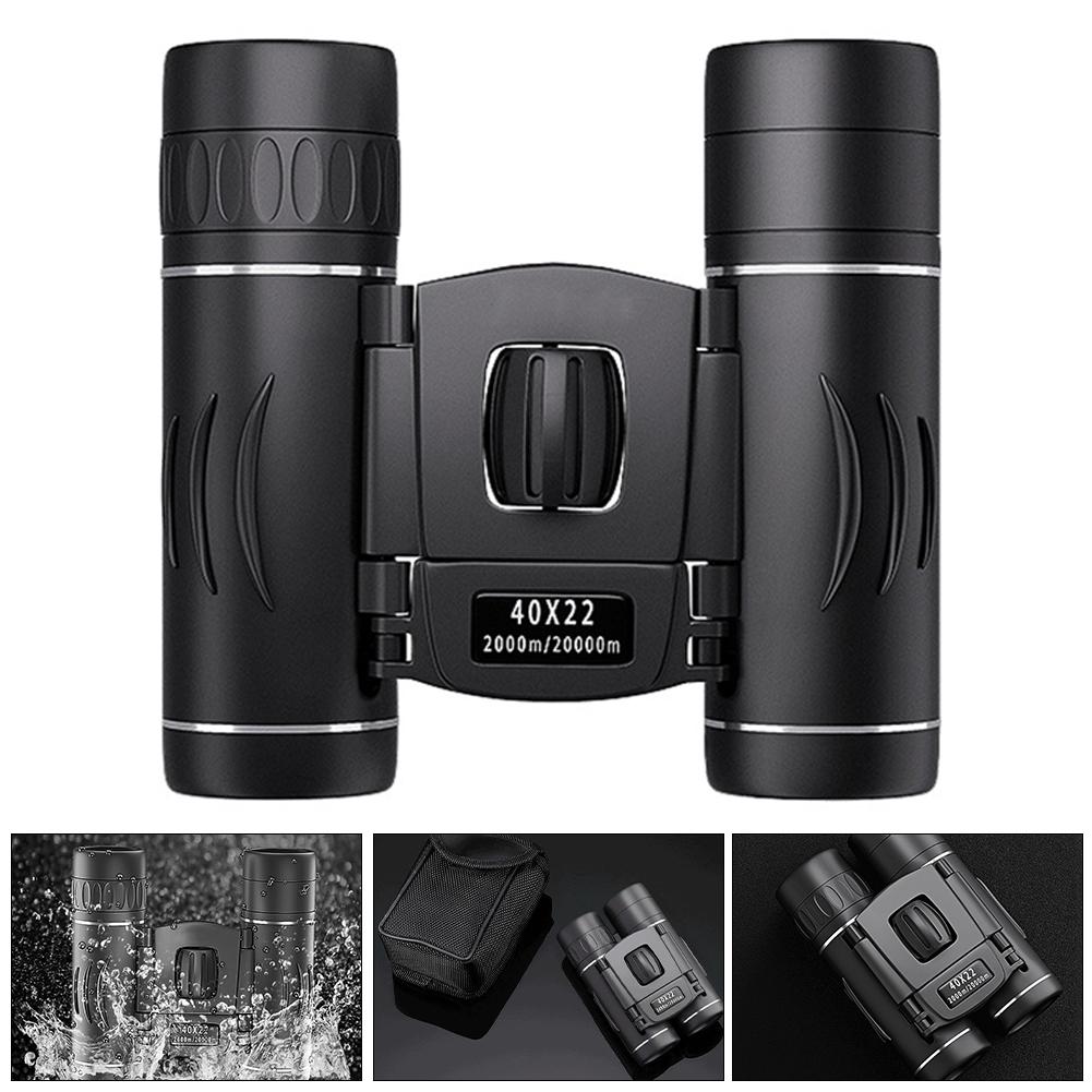 40x22 Binoculars Long Range Telescope Portable Binoculars Professional Binoculars for Bird Watching Hunting Hiking Travel Sports