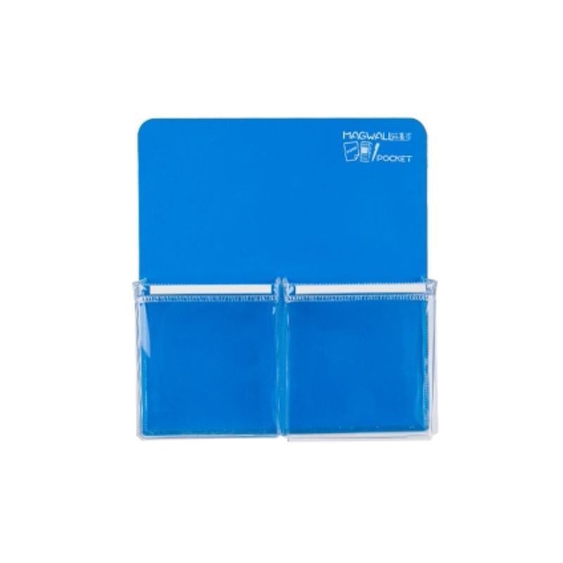 

Magnetic PVC Blackboard Wall File Notice Bar Blue (Tool Bag)