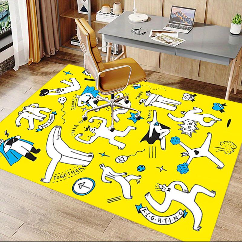 1PC friends happy Extra Large Non Slip Floor carpet, Office, family, bedroom Large Area Rug Indoor Rugs, Vibrant Colors