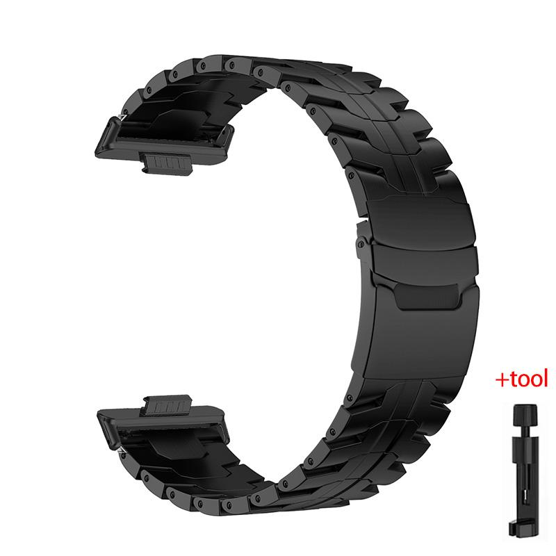 Luxury Stainless Steel Strap For Huawei Watch Fit 3/4/4 pro Titanium Correa Bracelet for Huawei Fit3/Fit2/Fit1 Metal Wristband