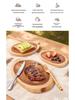 High-End Irregular Acacia Wood Cutting Board & Platter for Camping and Picnics