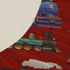 1 Train Pattern Digital Printed Frosted Fitted Sheet,bedroom Printed Bed cover,bedding(No Pillowcase)