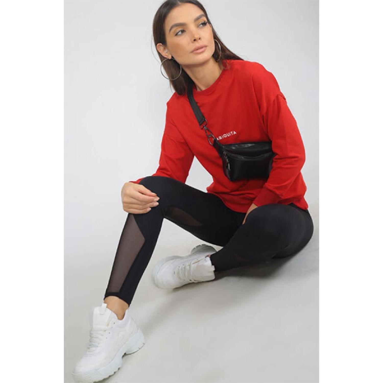 

Blue Gym Tulle Sports Tights S чорний