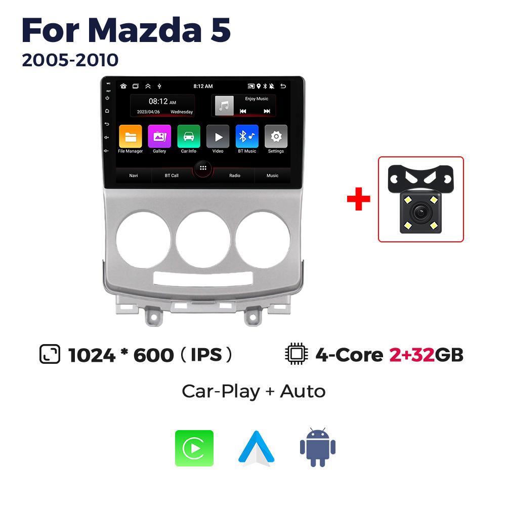 Navifly New Android Car Radio Multimedia Video Player For Mazda 5 2005-2010 GPS Navigation BT Carplay Auto 2Din Stereo Receiver