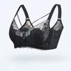 Memory Ring Sexy Lace Ultra-Thin Crystal Cup French Lingerie Large Adjustable Sexy Bra