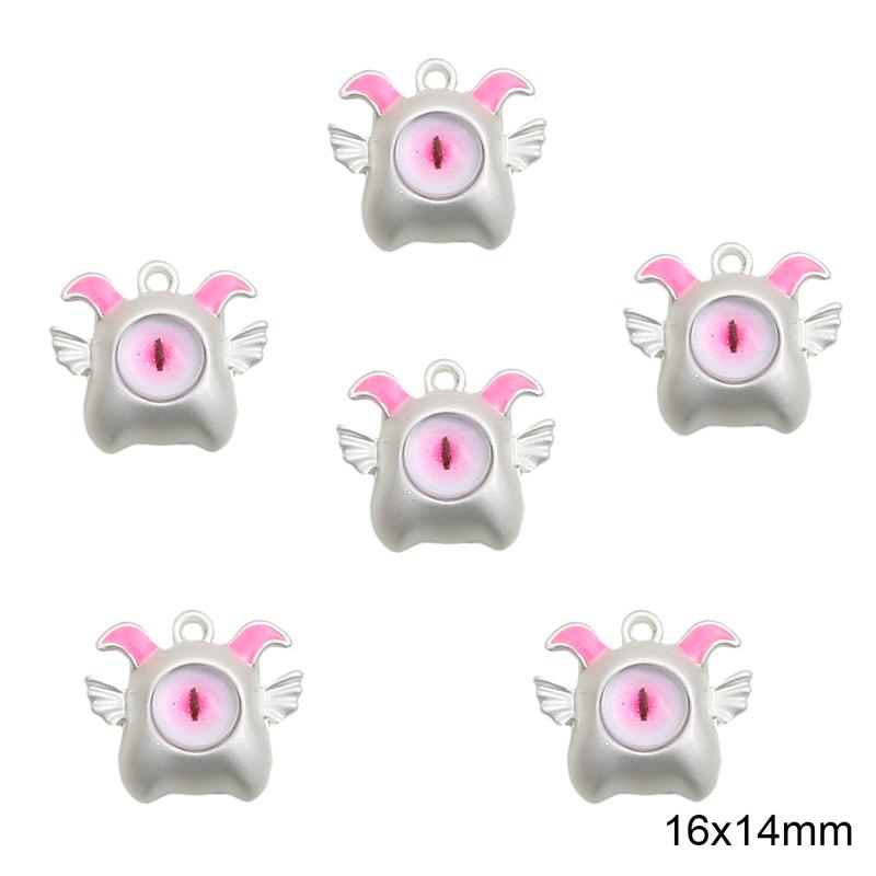 

Металлические милые свободные бусины-разделители для изготовления ювелирных изделий DIY Браслет Ожерелье Подвески 16x14mm