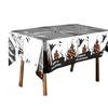 Plastic Material Disposable Tablecloth Rectangular Shape Rectangular Tablecloth  Horror Night