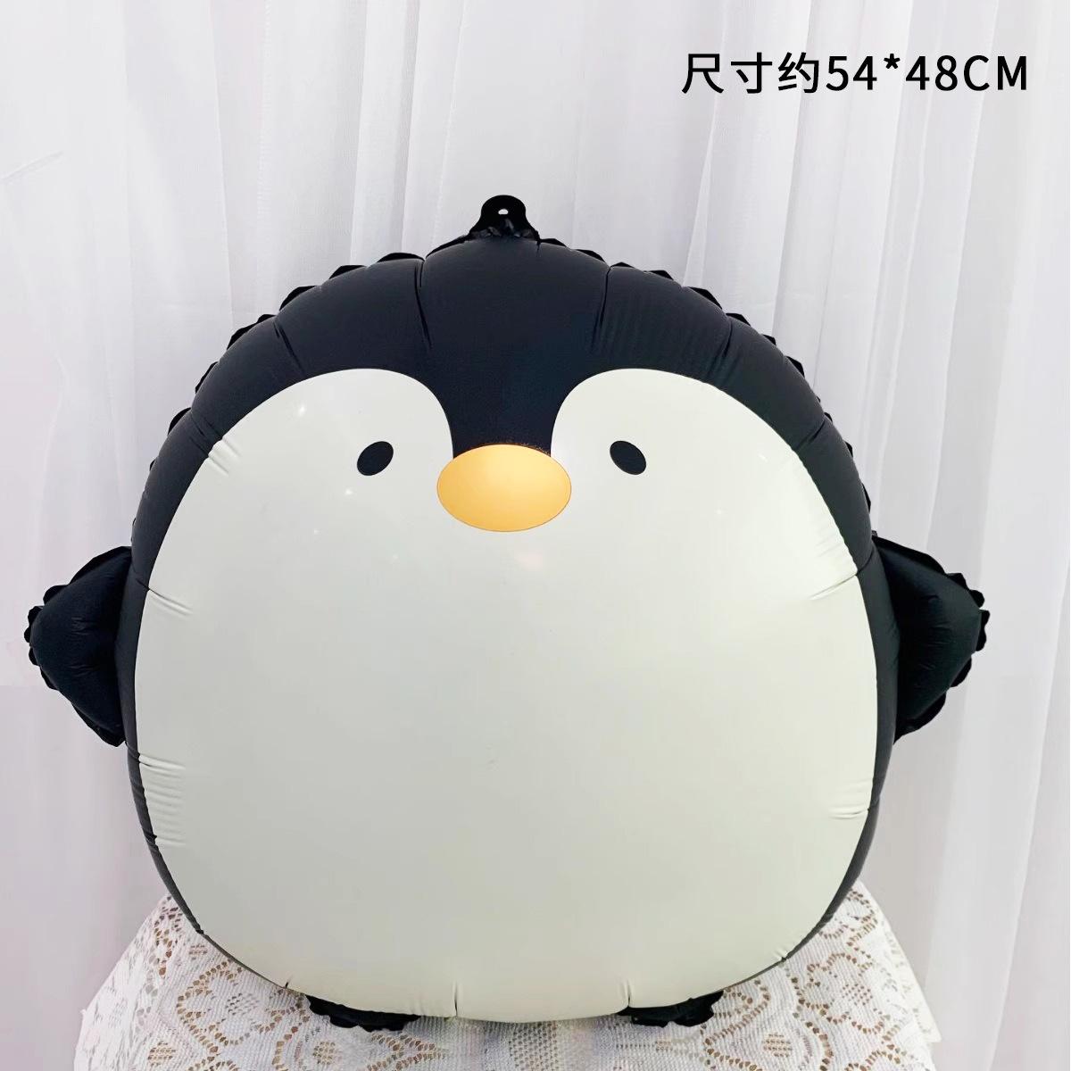 

Matte Cartoon Theme Animal Aluminum Film Balloon Penguin Whale Dinosaur Children S Birthday Party Decoration Arrangement new matt black penguin