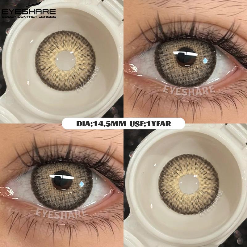 Eyeshare YENİ Mavi Göz Rengi Lens 1 Çift Gözler İçin Yeşil Renkli Göz Bebekleri Doğal y2k Moda Lensler Kore Tarzı Colorcon Göz Lensleri
