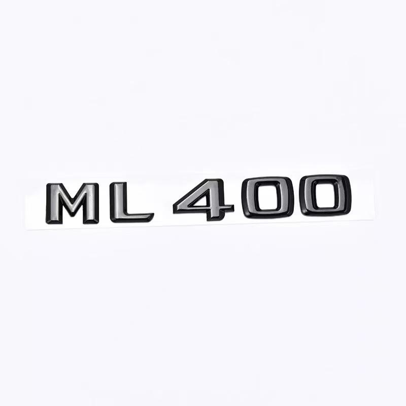 ABS Schwarz Chrom Auto Buchstaben Kofferraum Emblem Abzeichen Für Mercedes Benz ML250 ML270 ML300 ML320 ML 350 500 Logo Aufkleber Zubehör VN9