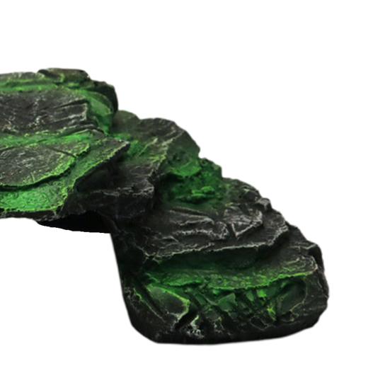 Sonnenplattform für Schildkröten, Kunstharz, Spiel- und Ruheplattform, Felsplattform, Versteck für Reptilien