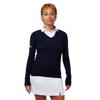 Callaway Womens/Ladies Fine Knit V Neck Long-Sleeved Golf Pullover