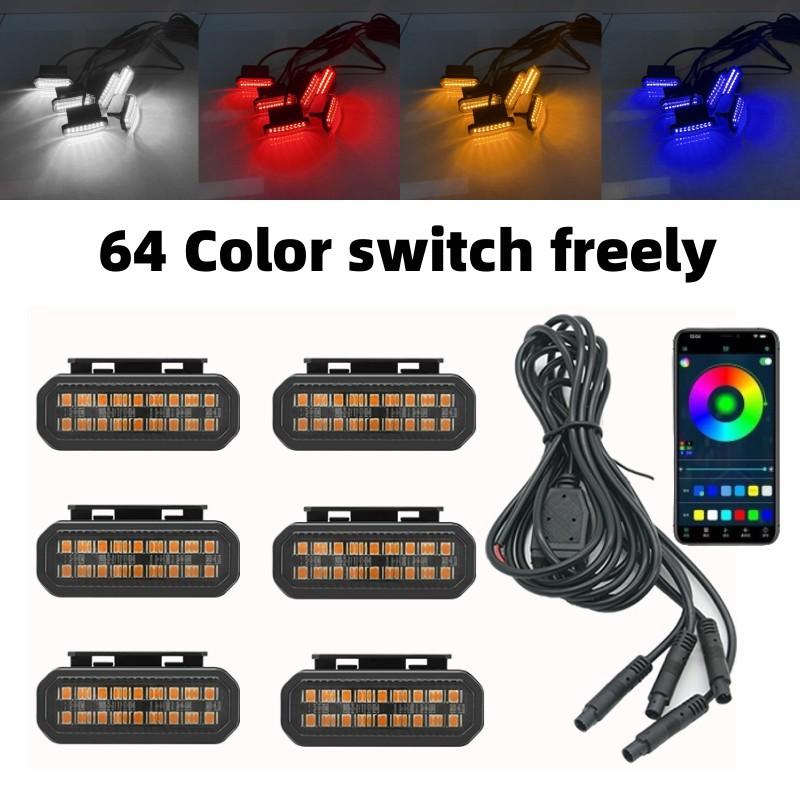 18LED Front Grille Light For Haval H5 Car Daytime Running Light Wheel Eyebrow Lamp 12V