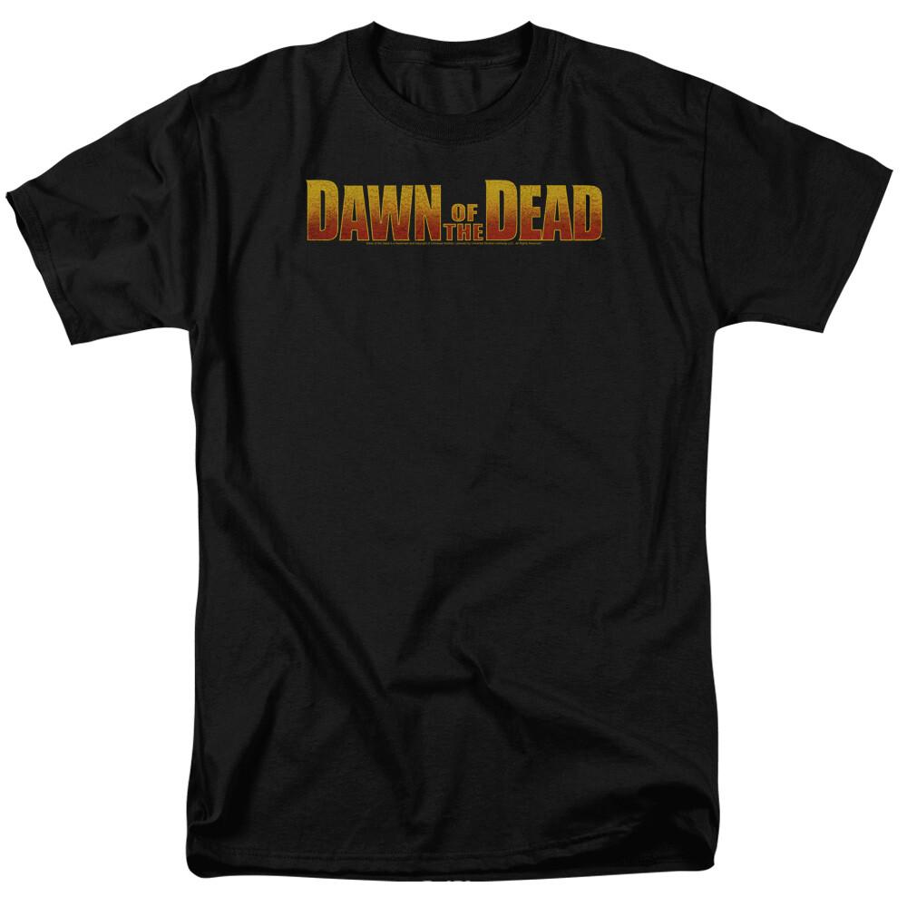 Dawn of the Dead Dawn Logo T Shirt Mens Licensed Zombie Movie Tee Black S