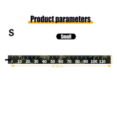 S/M/L Größe PVC Fischlineal 10/20/30 cm Breite Faltbar Langlebig Wasserdicht Maßband für Outdoor-Fischerei Vielseitiges Wesentliches Werkzeug