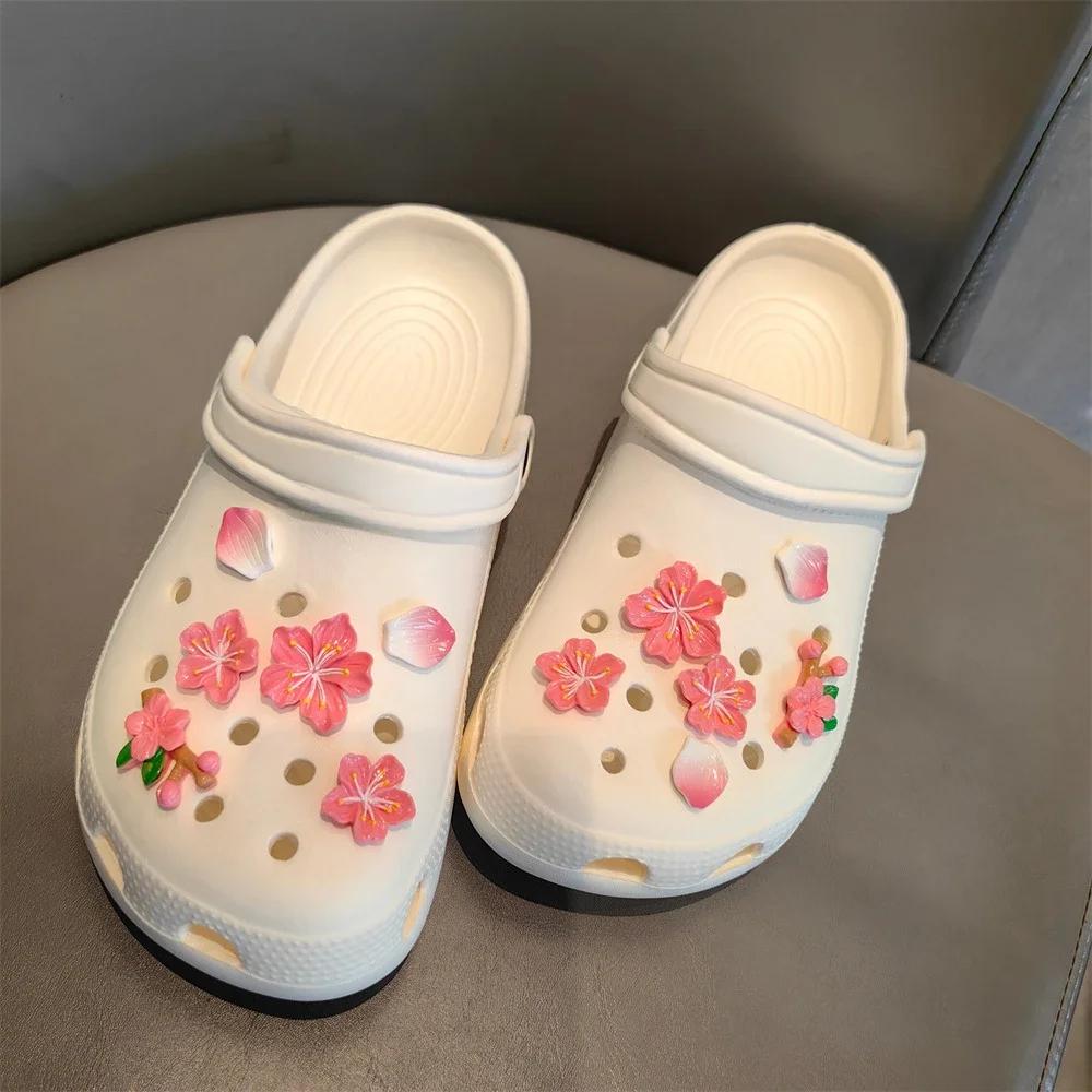 Cute Flowers DIY Shoe Charms - Shoe Decorations for Kids Adults, Clogs Sandals Accessories & Cute Gift