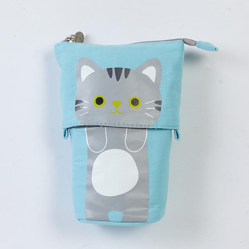 

Kawaii Pencil Cases for Girls Boys Zipper Cute Cat Pencil Box School Supplies Stationery Gift Pop Up Pouchs Trousse Scolaire
