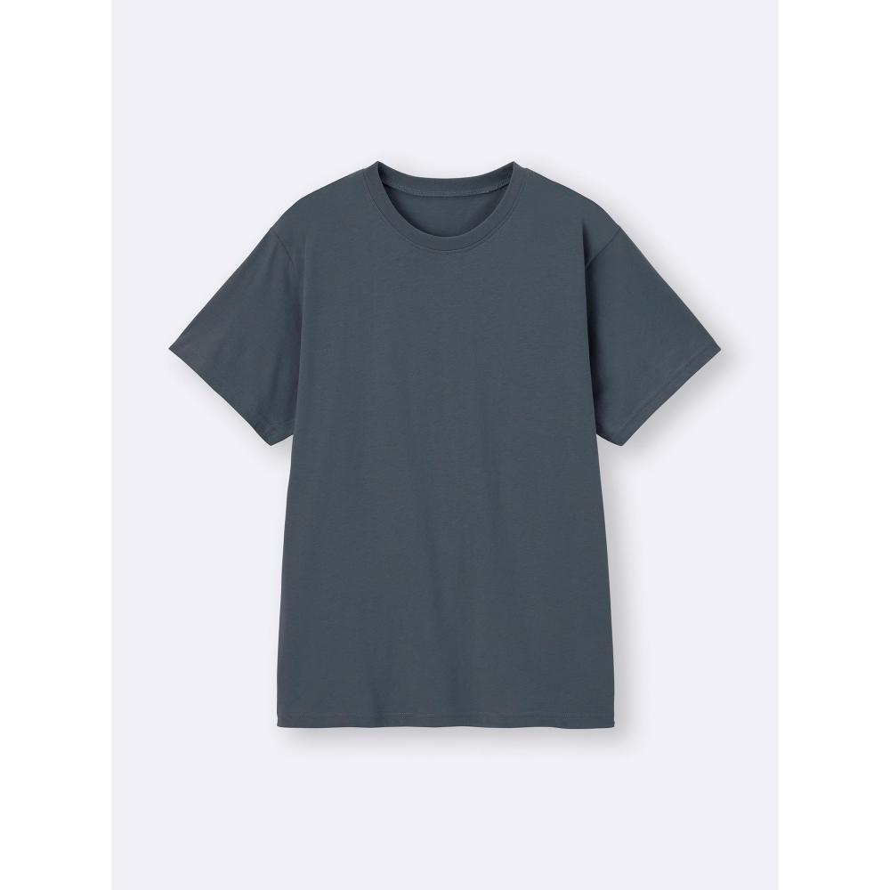 GU by Uniqlo Cotton Collar Crew Neck Tee