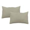 Set of 2 Palace Pure Washed Dyed Cotton Pillowcases 63 Threads/cm² South Wind - Palace Laurel - Set of 2 Pillowcases 50 X 70 C