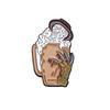 Unique Geometric Skeleton Cup Ice Cream Brooch Pin For Halloween Fashion Accessory