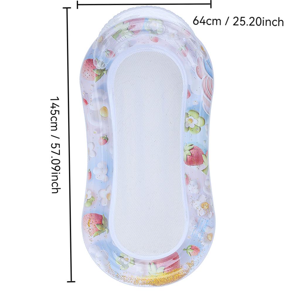 New Style Daisy Stripe Inflatable Pool Float Lounger