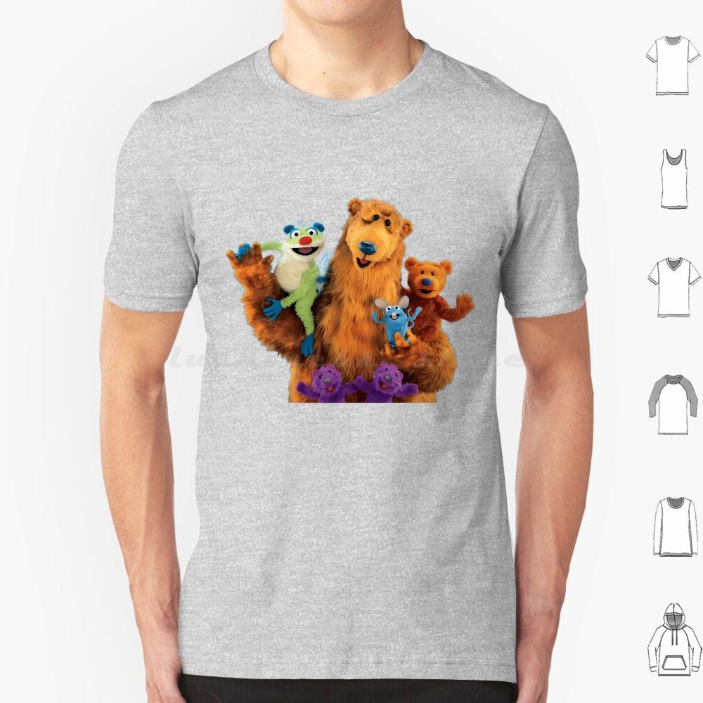 Bear And Friends T Shirt  Cotton Cool Tee Bear In The Big Blue House Bear Nella Grande Blu Bear En La Gran Azul 90 Cartoon