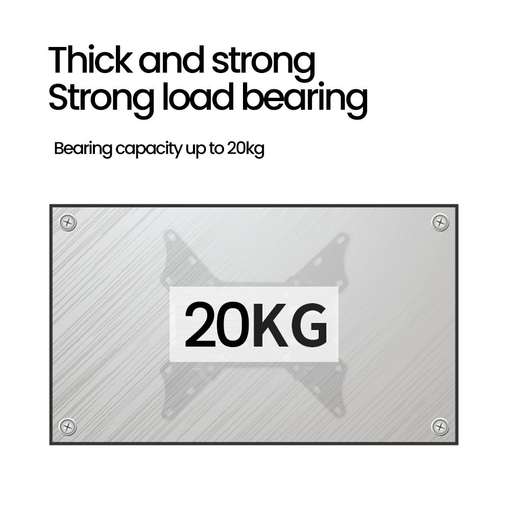 20° Tiltable TV Wall Mount Bracket 360° Rotated Holder Universal TV Mounts for 10-32 Inch LCD LED Monitor Flat Panel Halloween