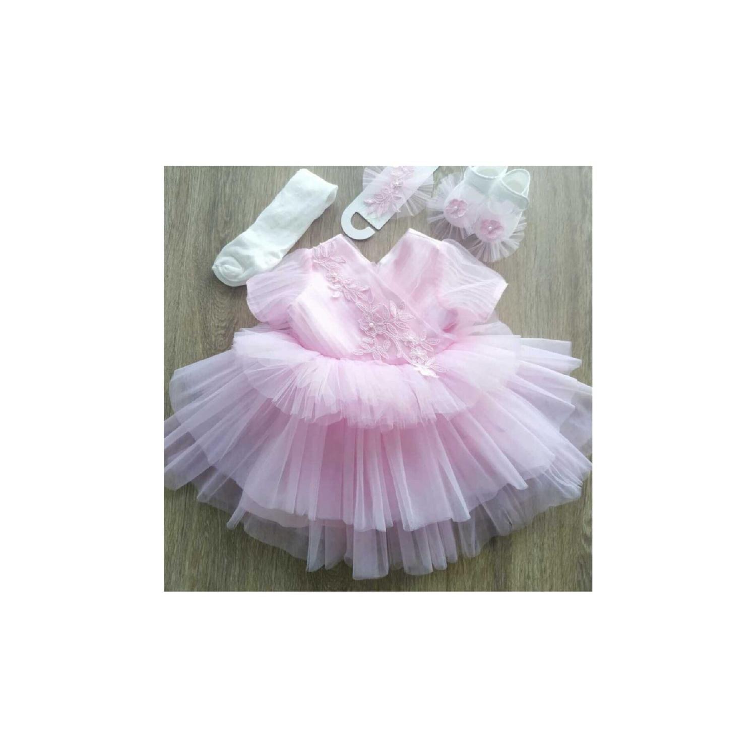 

Baby Baby Pink Pug Baby Plyli Mevlüt Team Платье для детей 0–3 и 3–6 месяцев