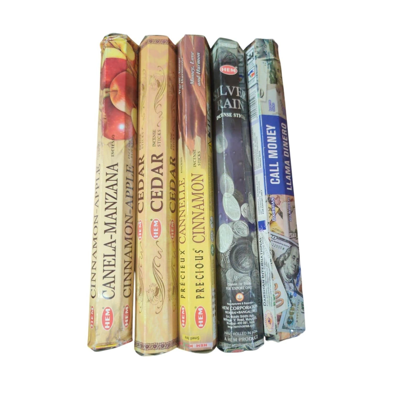 @ Cinnamon Lluvia Call Money Cedar Canela Combo OF 5 Each 20 Sticks UKZQ214 50%off