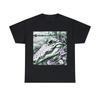 Vintage Stil Natur T-Shirt Unisex Erwachsene Alligator Schädel Blumiges Tierkunst Tee