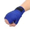 A Pair of Blue Elastic Boxing Fixing Belt Hand Guard All Cotton Sanda Muay Thai Sport Protective Gear