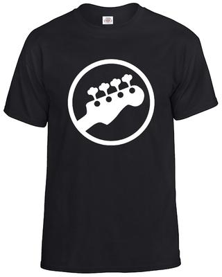 Bass Guitar Player Tshirt Mens Guitarist Rock Band Headstock Gift Tee Top