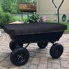 Garden Cart Cover Foldable Camping Trolley Rain Dust Cover Heavy Duty 210D Oxford Cloth Outdoor Camping Cart Protective Cover