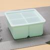 Silicone Ice DIY Cube Tray Transparent Lid Thickened Interlayer 38146 Grids Ice Cube