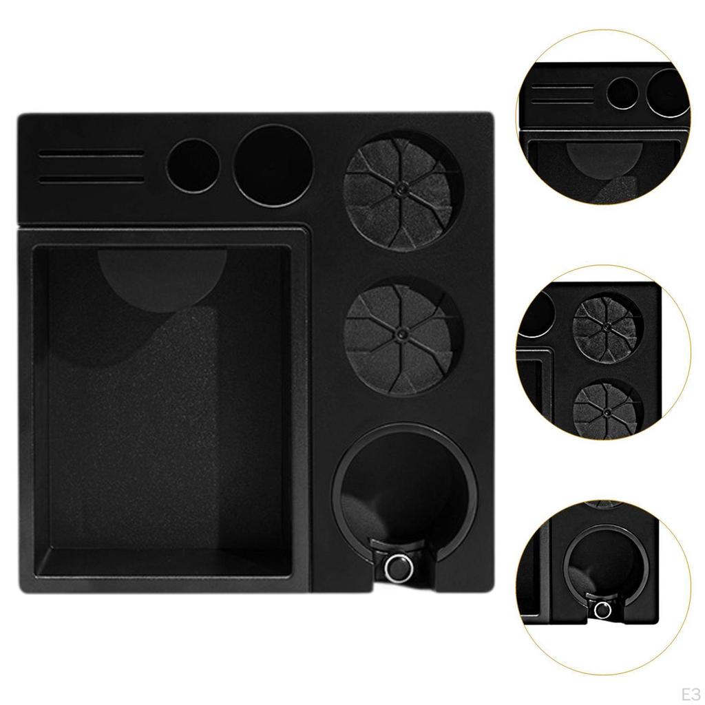 Coffee Organizer Box, Espresso Tamper Station, Practical Tamping Holder Station Organzier
