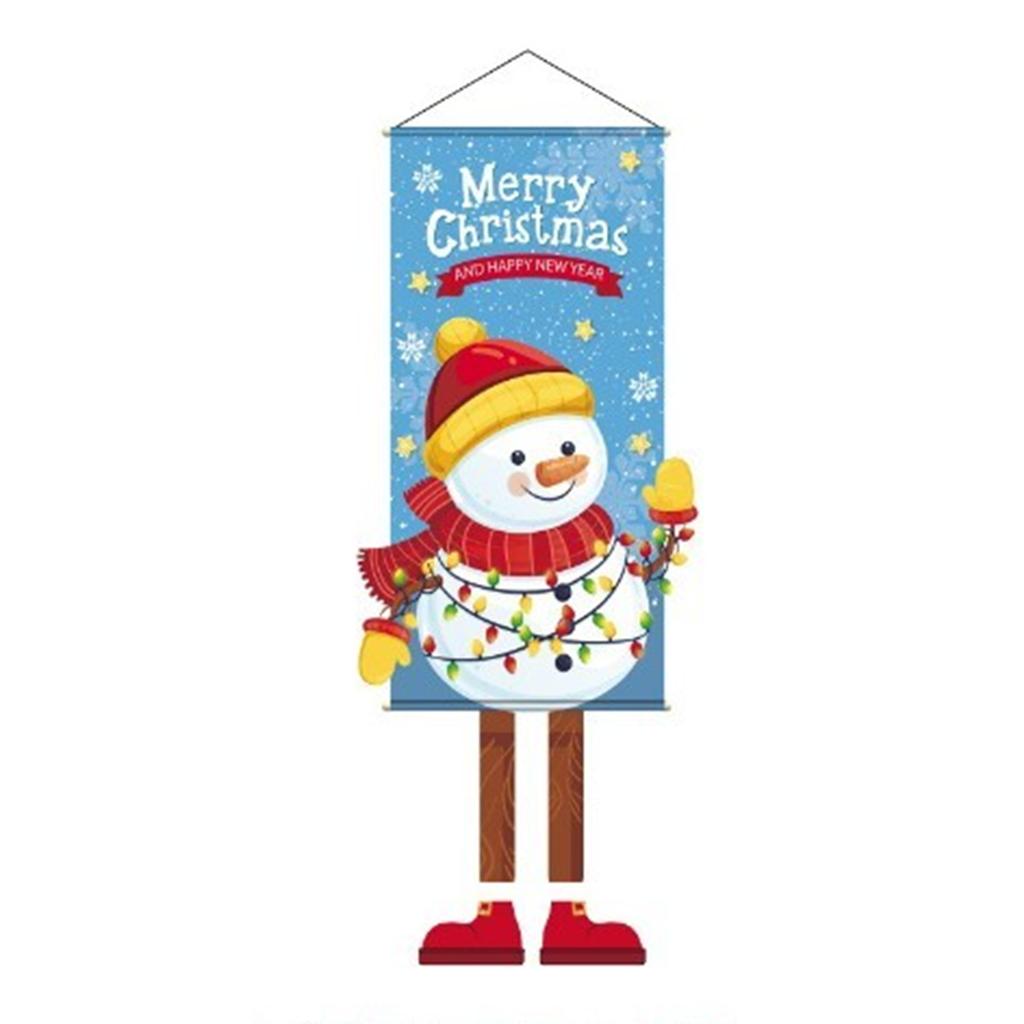 Christmas Hanging Flag Banner Merry Christmas Decor For Home 2025 Xmas Ornament Decor Navidad Kerst Natal Noel NewYear Gift 2025