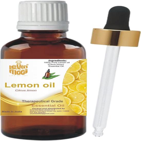 

Levenmooi Lemon oil (Citrus limon) Pure & Natural Therapeutic Grade Essential Oil Glass 5 ml