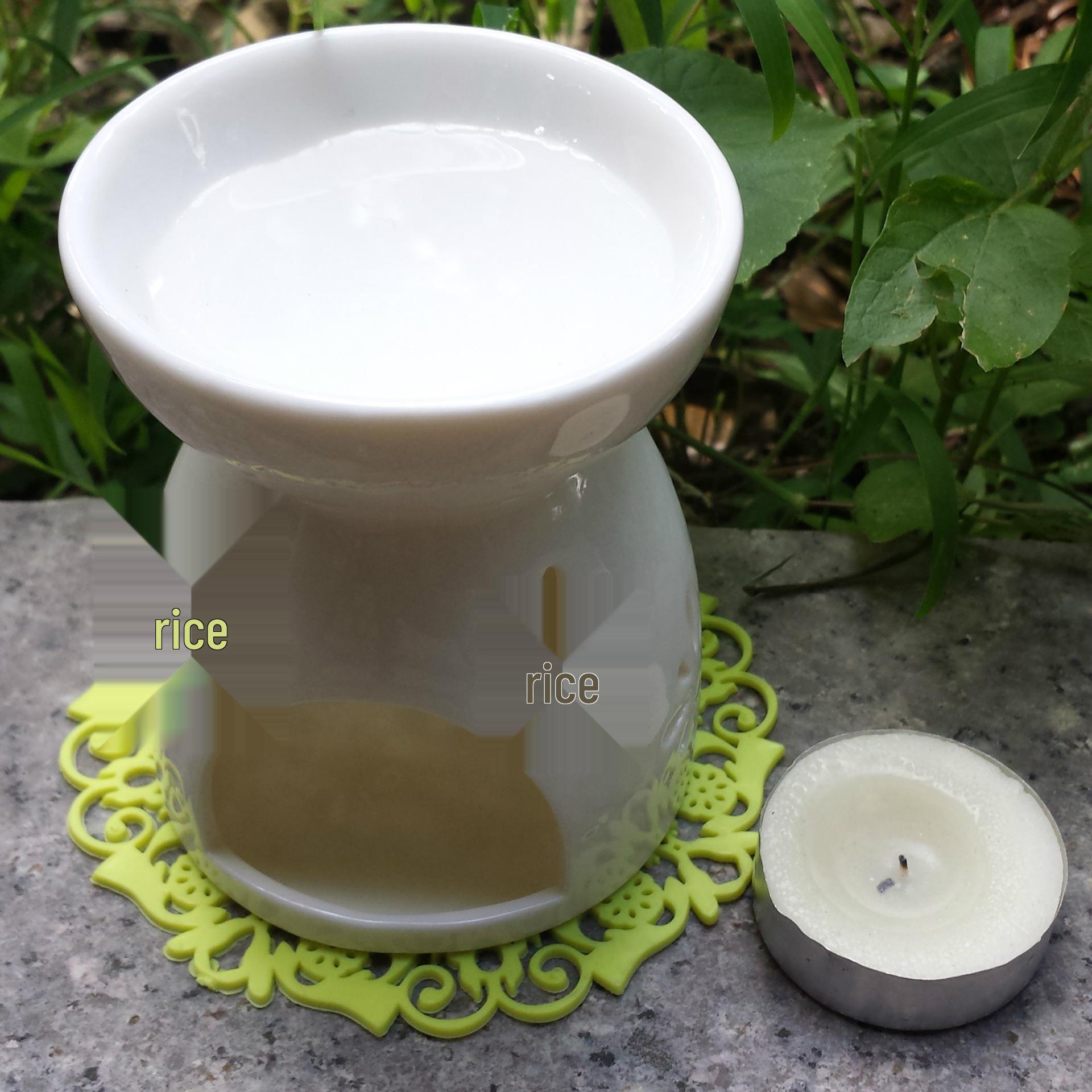Ceramic Aroma Burner & Essential Oil Lamp with Tea Light Holder